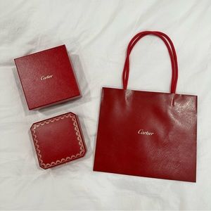 Cartier Necklace Box & Bag